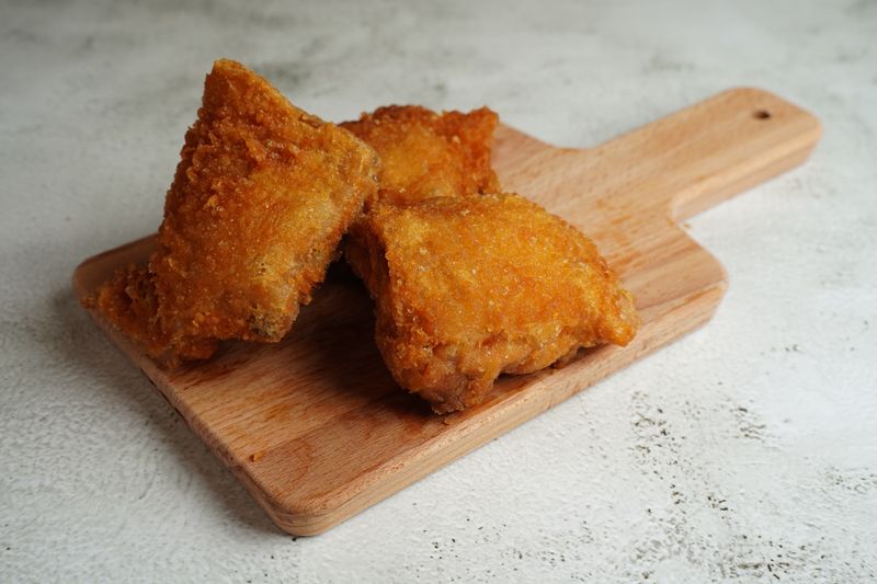 Honey butter glazed fried chicken