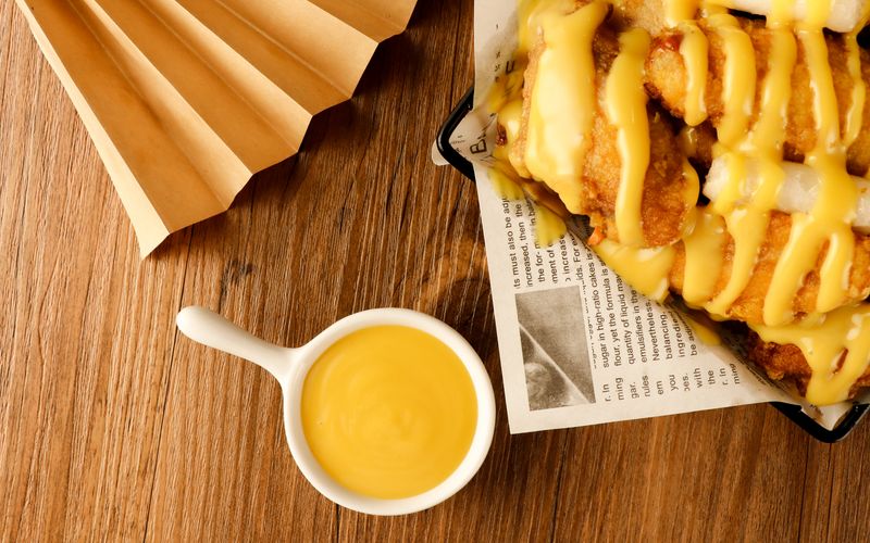 Buffalo chicken tenders with blue cheese